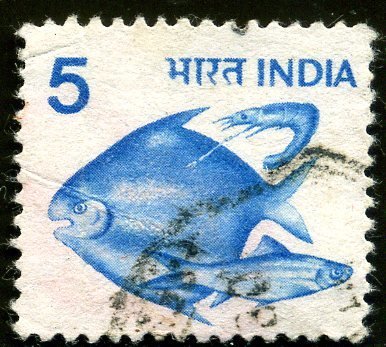 Fish stamp from the Rural Prosperity definitive series